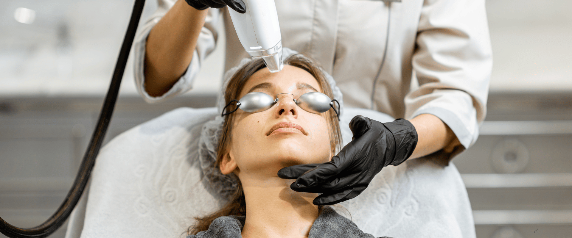 female recieving skin resurfacing treatment in Murrieta